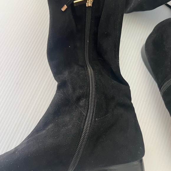RAYE x Tularosa- Black Suede Over The Knee Ginny Boots - 9 - Picture 5 of 8